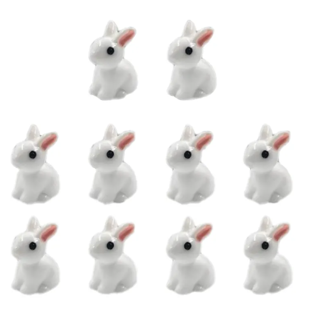 Mini Resin Animal Figurines for DIY Gardens & Terrariums – 8 Styles, Waterproof Micro-Landscape Decor