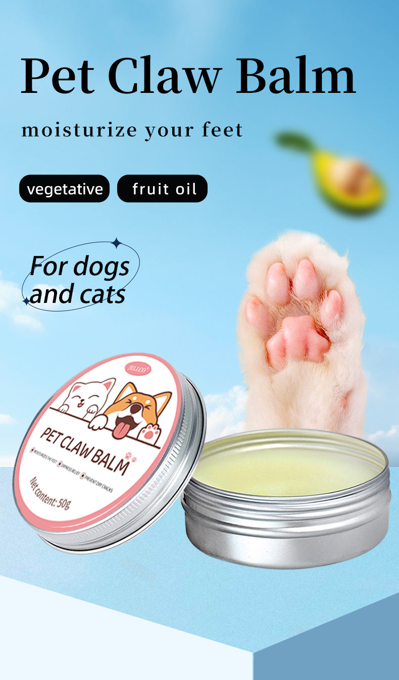 Dog Paw & Claw Care Cream 50g – Moisturizing, Milk Scented, All Breeds