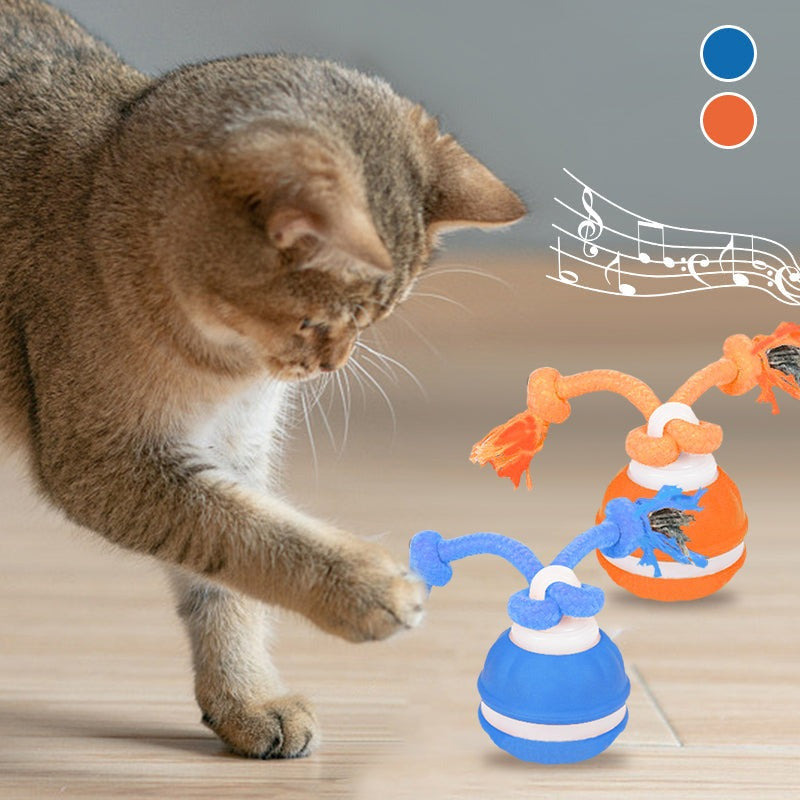 Interactive USB Rechargeable Rolling Ball Toy for Dogs & Cats – Automatic Movement, Multiple Colors