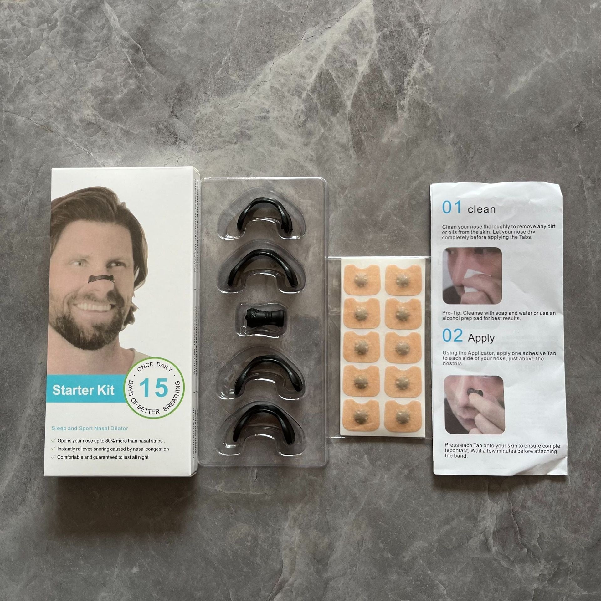 Magnetic Nasal Dilator Strips for Better Sleep & Snoring Relief – Multiple Pack Sizes