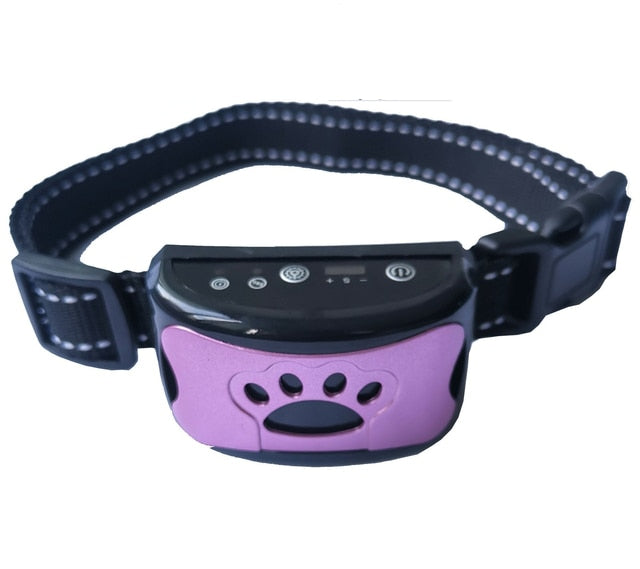 Ultrasonic Anti-Bark Dog Training Collar – USB Rechargeable, Humane, Vibration & Ultrasonic