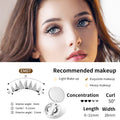 Magnetic False Eyelashes Set with Applicator & Storage Box – Glue-Free, Natural Look, Multiple Styles
