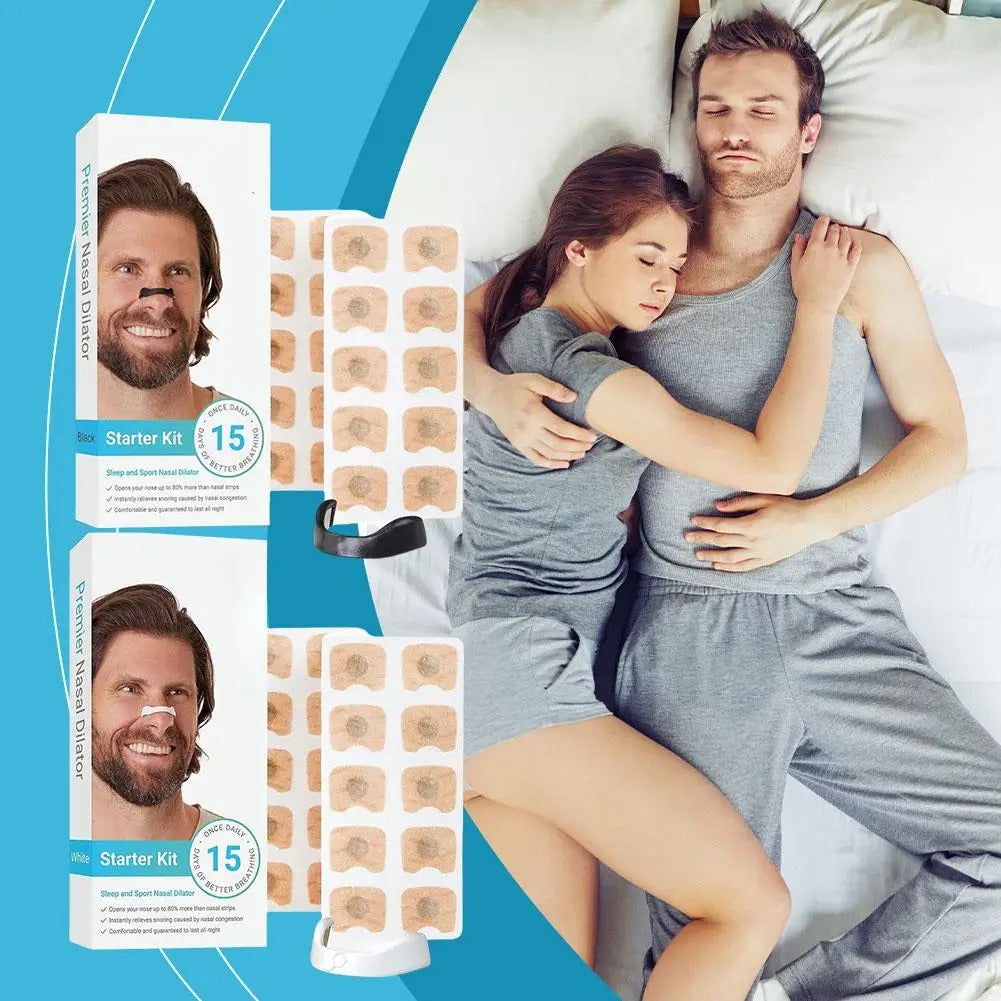 Magnetic Nasal Dilator Strips for Better Sleep & Snoring Relief – Multiple Pack Sizes
