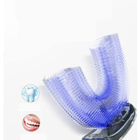 U-Shaped Ultrasonic Electric Toothbrush – 360° Sonic Cleaning, USB Rechargeable, 6 Colors