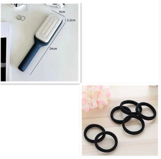 4-in-1 Self-Cleaning Hair Brush – Anti-Static, Scalable, Rotating, Massage & Detangling