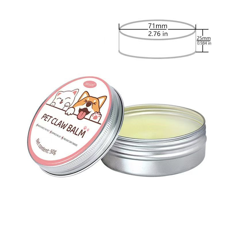 Dog Paw & Claw Care Cream 50g – Moisturizing, Milk Scented, All Breeds