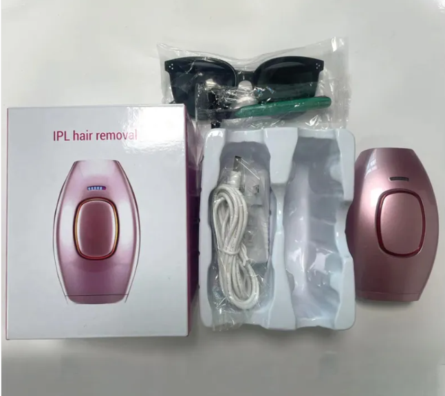 At-Home Laser Hair Removal System – 36W, Full Body, White/Black/Rose Gold, Universal Voltage