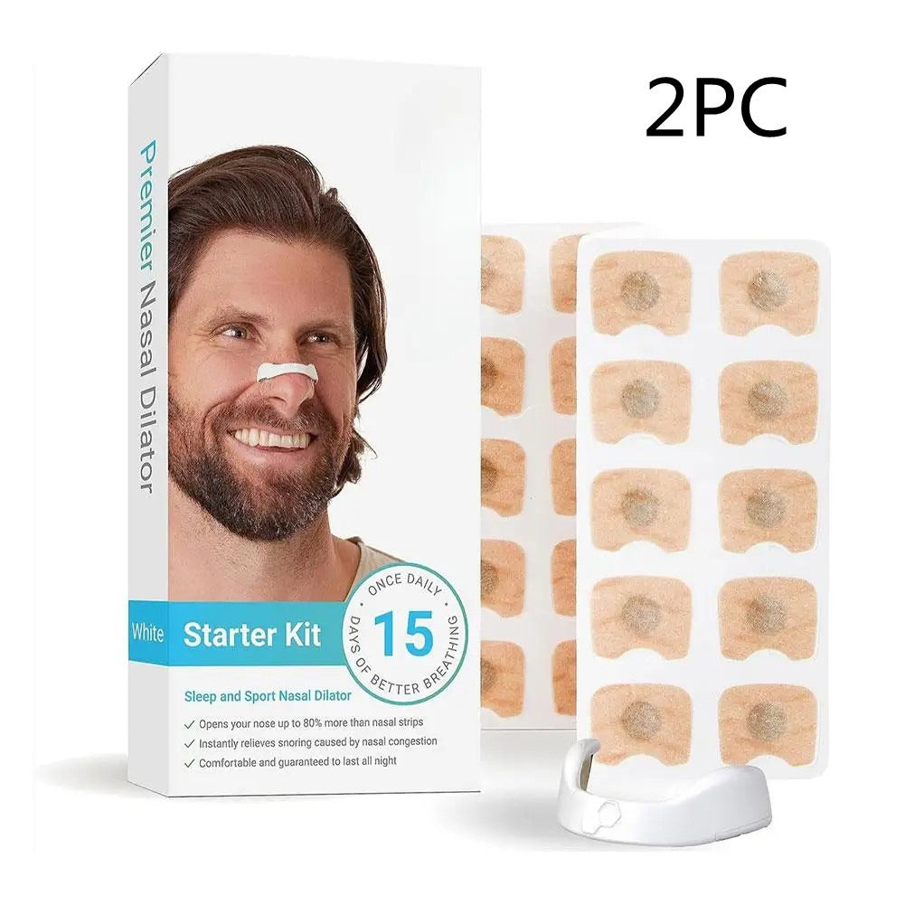 Magnetic Nasal Dilator Strips for Better Sleep & Snoring Relief – Multiple Pack Sizes
