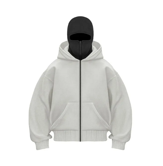 DualCozy Double Hood Fleece-Lined Hoodie – Warm, Stylish, Casual & Outdoor Wear