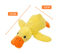 Calming Plush Duck Toy for Dogs & Cats – Squeaky, Teeth-Cleaning, S/M/L Sizes