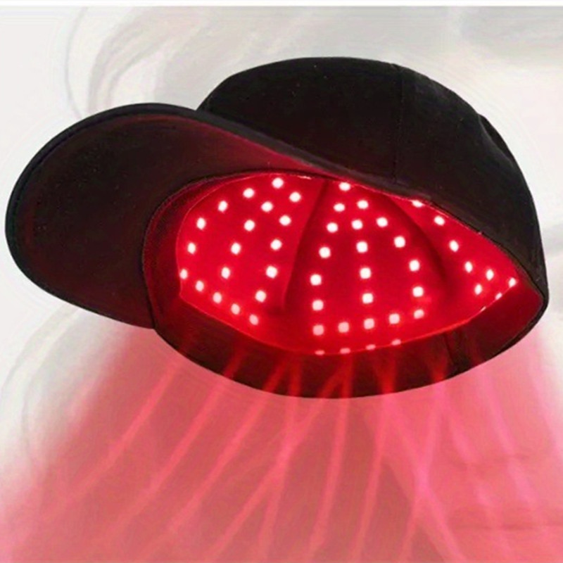 Red Light Therapy Hair Growth Cap – 650nm LED, Portable, Scalp Stimulation & Hair Care