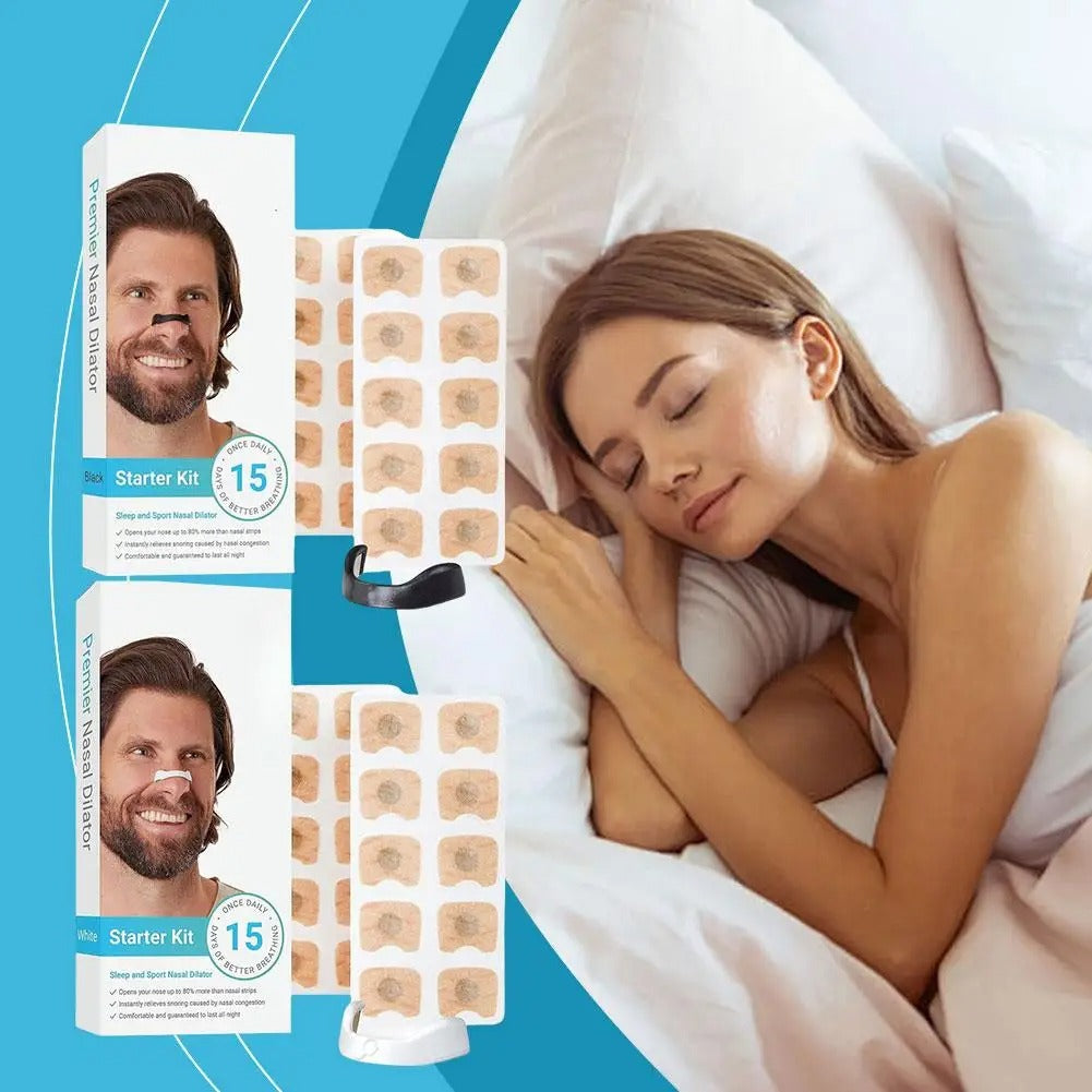 Magnetic Nasal Dilator Strips for Better Sleep & Snoring Relief – Multiple Pack Sizes