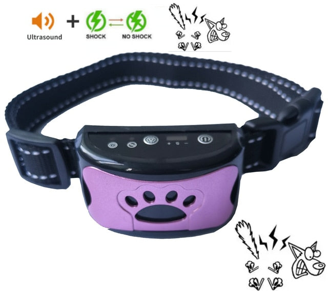 Ultrasonic Anti-Bark Dog Training Collar – USB Rechargeable, Humane, Vibration & Ultrasonic