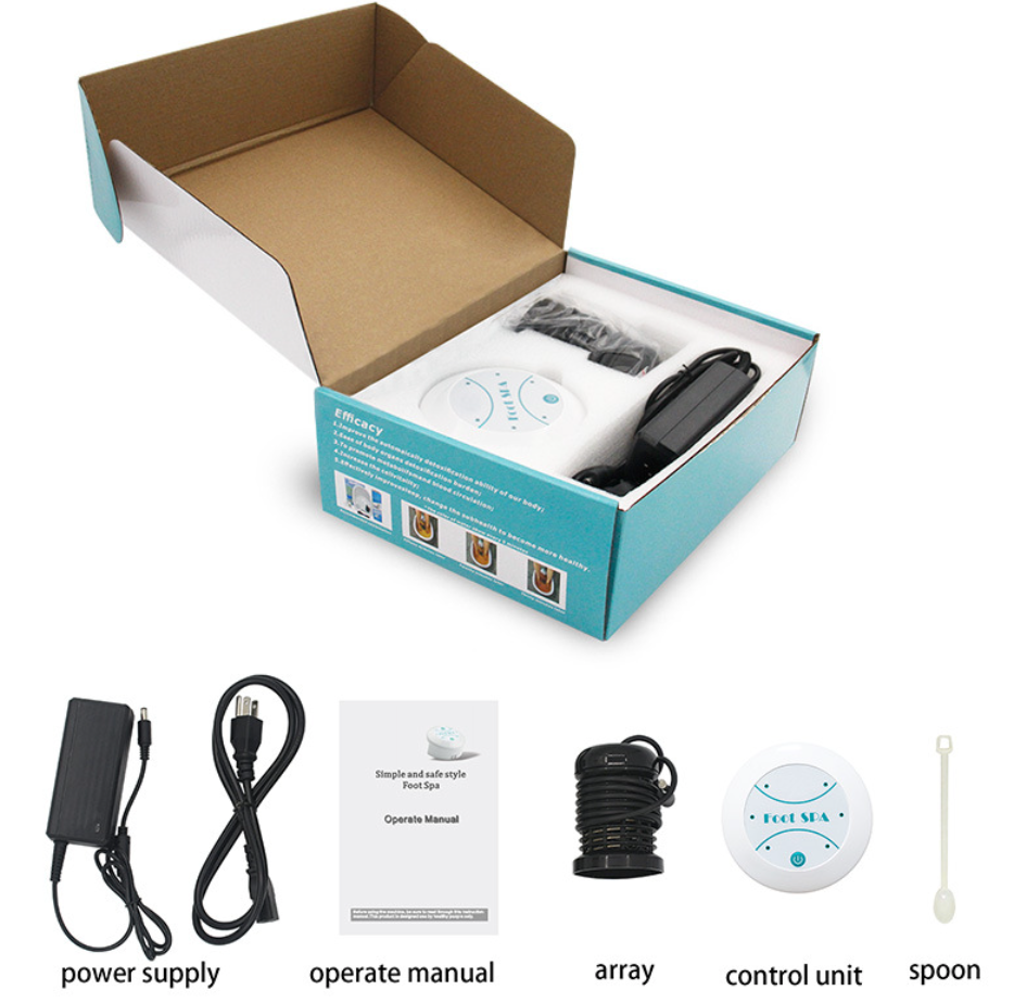 Compact Ionic Foot Spa Massager – Ion Therapy, Circulation Boost, At-Home Relaxation