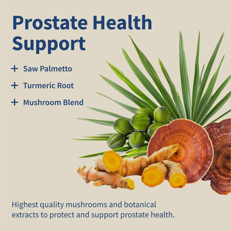 Nitric Oxide & Saw Palmetto Supplement Capsule Set – Energy, Circulation & Prostate Support