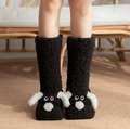 Women's Plush Dog Socks – Non-Slip, Warm Winter Floor Socks, 6 Styles
