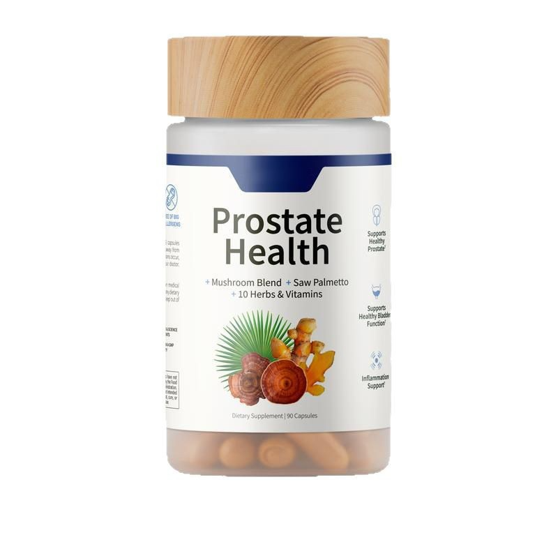 Nitric Oxide & Saw Palmetto Supplement Capsule Set – Energy, Circulation & Prostate Support