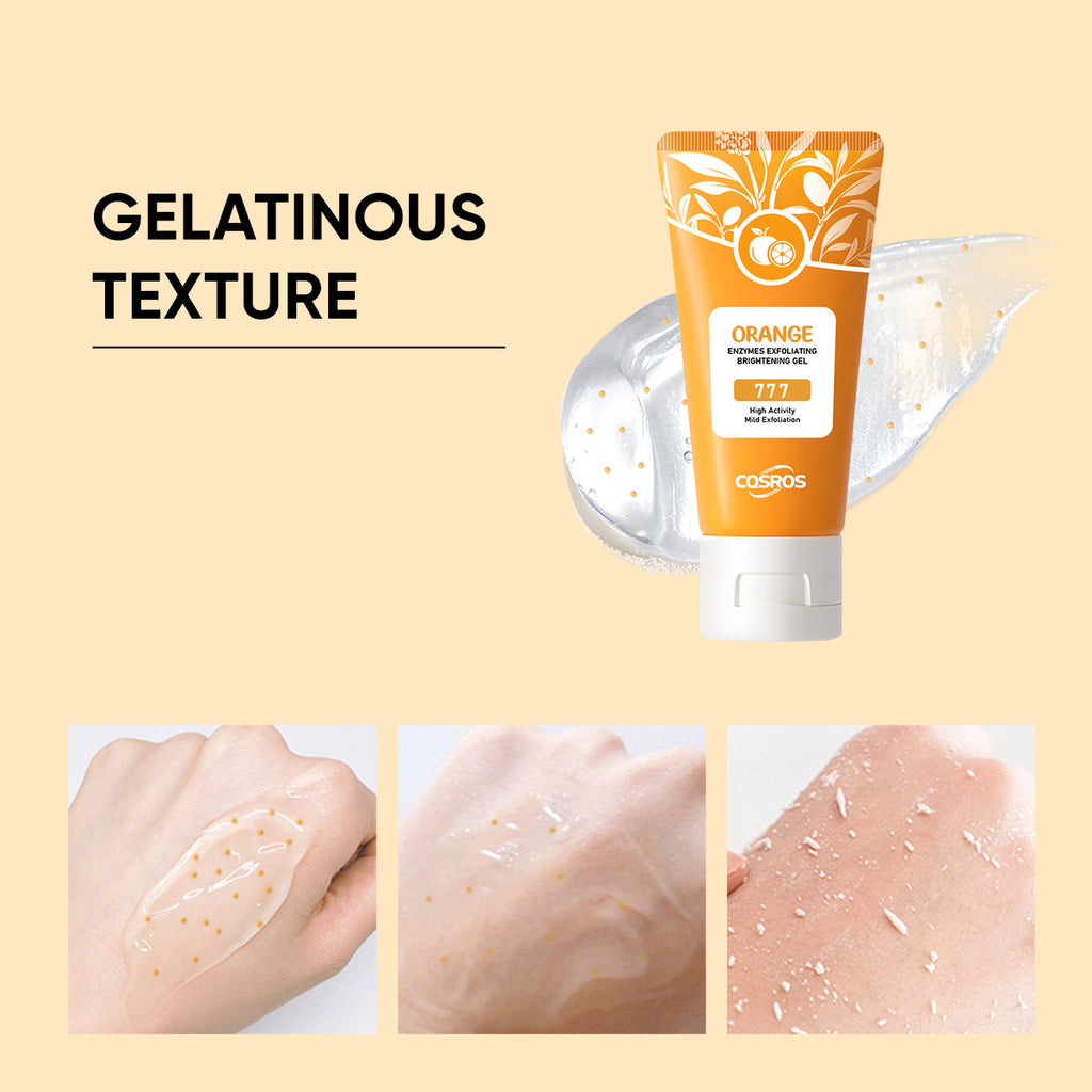 Orange Exfoliating & Whitening Gel 50g – Dead Skin Removal, Brightening Skincare
