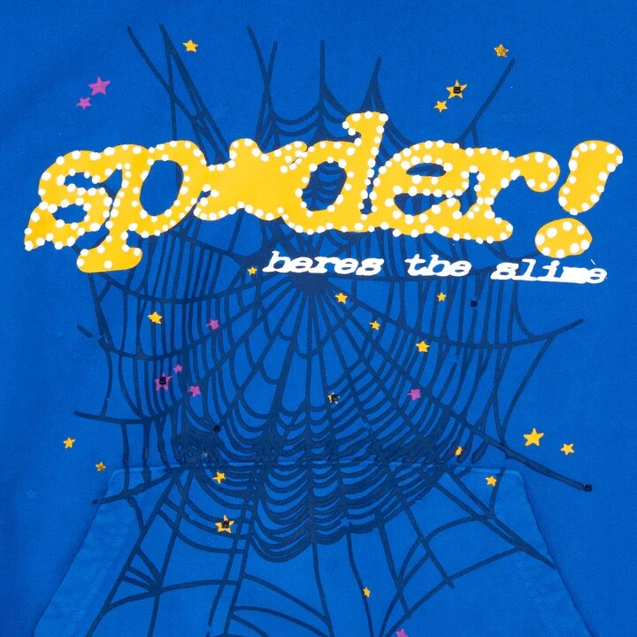 Spider Letter Print Hoodie – Unisex Streetwear, Sizes S–XL, Bold Graphic Design