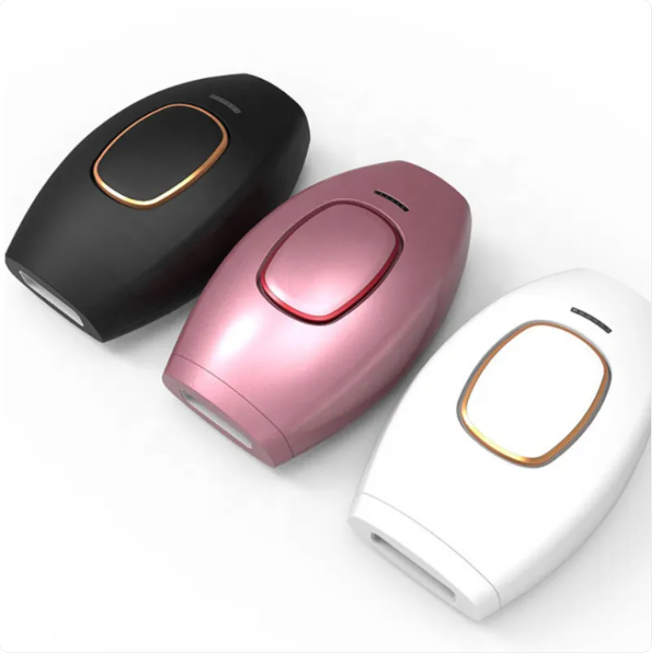 At-Home Laser Hair Removal System – 36W, Full Body, White/Black/Rose Gold, Universal Voltage