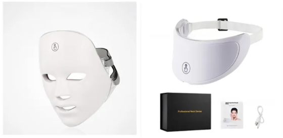 LED Light Therapy Face Mask for Skin Rejuvenation – 12W, USB Powered, Anti-Aging & Acne Treatment