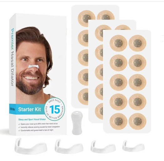 Magnetic Nasal Dilator Strips for Better Sleep & Snoring Relief – Multiple Pack Sizes