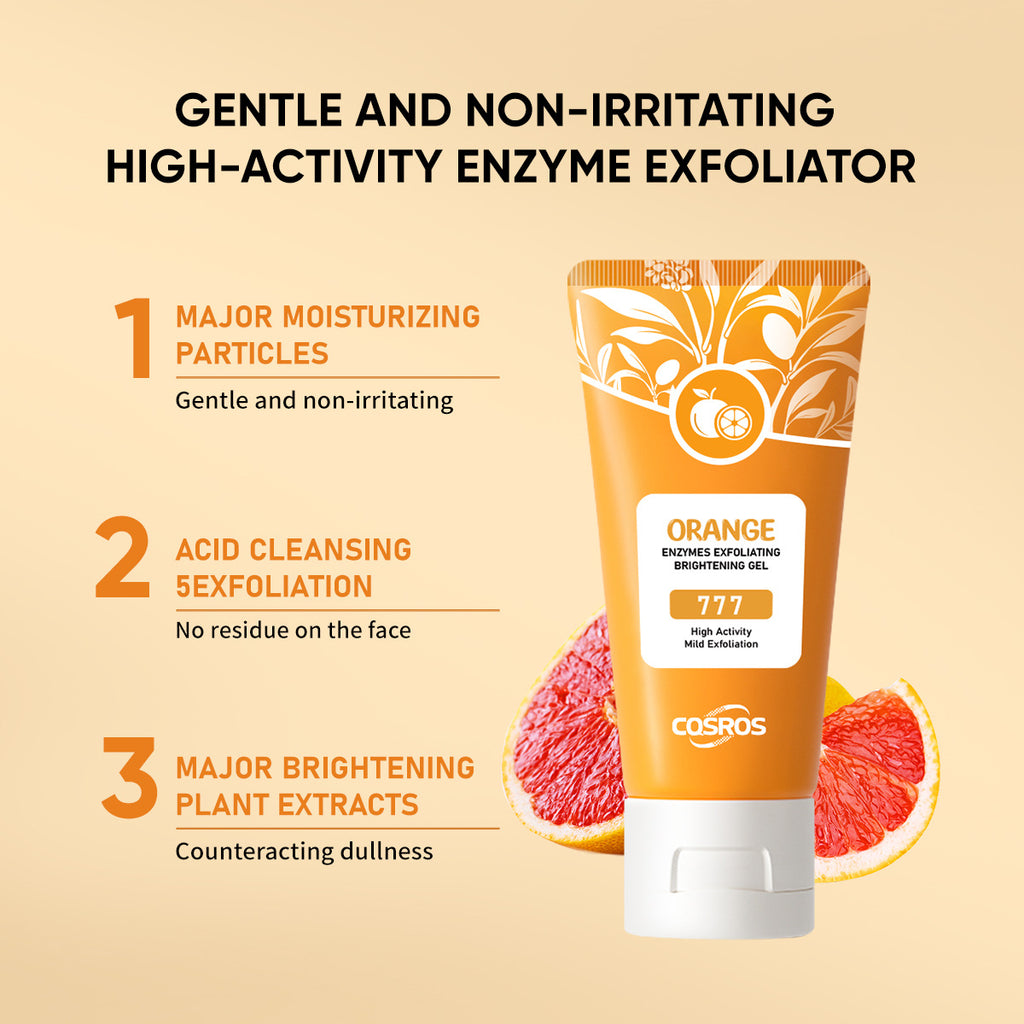 Orange Exfoliating & Whitening Gel 50g – Dead Skin Removal, Brightening Skincare